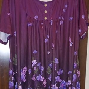 (M) Ulovmi Plus Size Tunic Blouse-Size 4XL